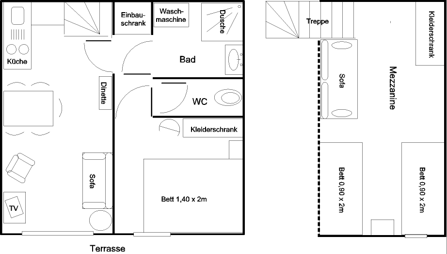 Ferienhaus No.117 Grundriss