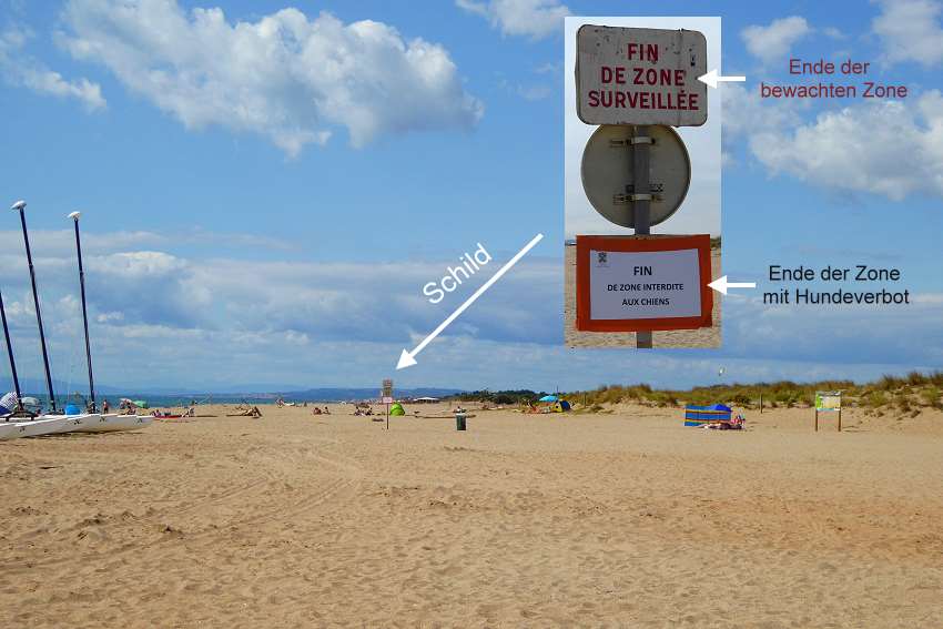 Strand von Portiragnes Plage